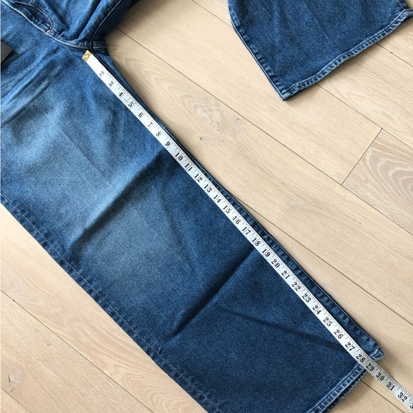 NWT Paige Sasha 32”petite High Rise Wide Leg Jeans MODERNISM Anthropologie - Picture 4 of 16